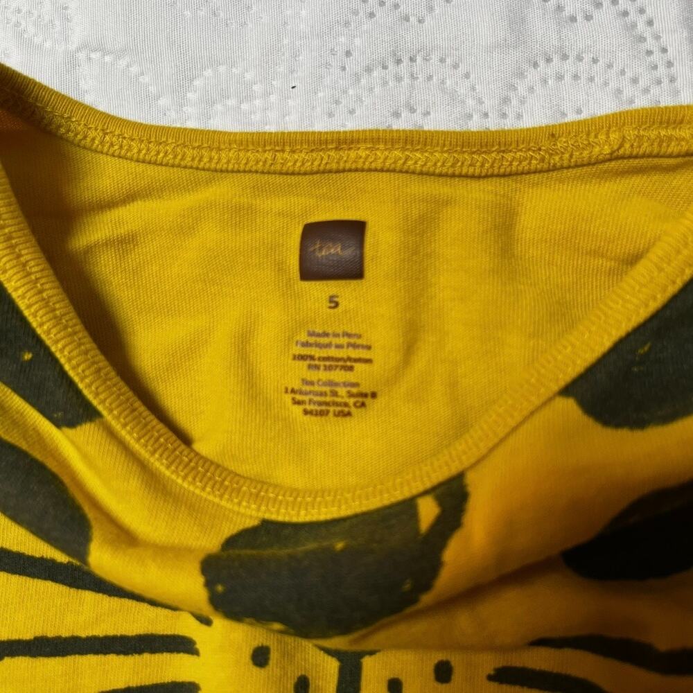 Tea Collection Cat Face Tunic Size 5 - Picture 5 of 5